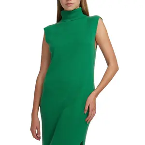 2023 GCS専門メーカーカスタム秋の女性のウールカシミアセータードレス