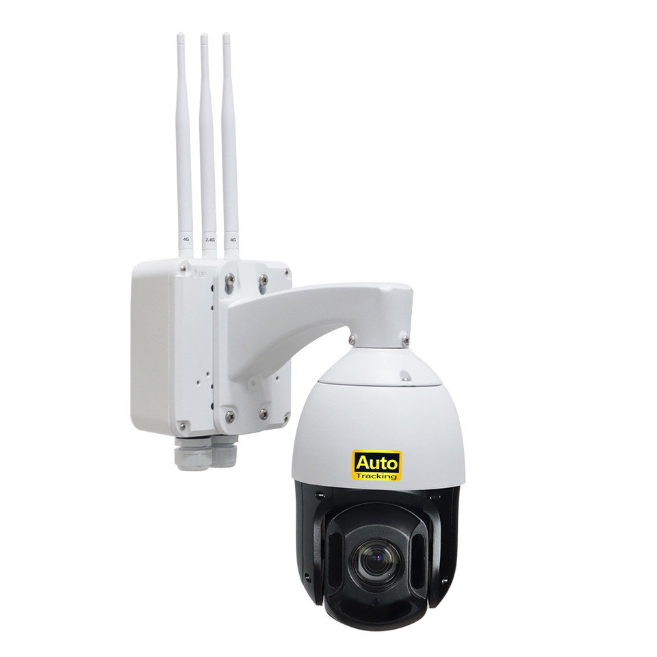 360° Live View Ai Camera Supermarket Motion&siren Alert 4g Solar Camera 500m Day Vision Wireless Ptz Camera