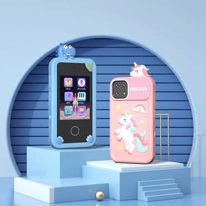 Téléphone intelligent pour enfants avec carte <span class=keywords><strong>SIM</strong></span> comme cadeaux d'anniversaire de Noël Jouet d'apprentissage à écran tactile pour filles et garçons de 3 à 8 ans Utilisation par les tout-petits - Product Image 5