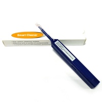 Usine LC/SC/FC/ST outil de nettoyage en un clic 1.25mm/2.5mm stylo de nettoyage optique 800 + nettoie le nettoyeur de fibres optiques