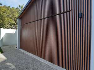 Úc phong cách điều khiển từ xa thủy lực trên không nghiêng lên cửa nhà để xe tùy chỉnh bảng điều khiển cách nhiệt bền nghiêng lên cửa - Product Image 4