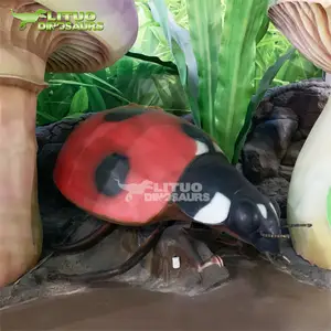 Large Size Animatronic Simulation Insect Model Ladybug