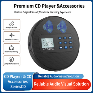 Reproductor de CD Portátil Redondo Personalizado de Fábrica con Altavoces Dobles y Pantalla LCD para Auto, Hogar o Regalo - Product Image 2