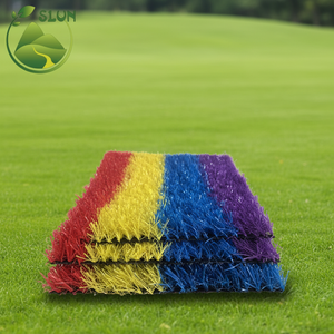 Tappeti di Erba Sintetica 2m x 25m a Prezzo all'Ingrosso, Erba Artificiale Rossa, Gialla, Blu, Viola, <span class=keywords><strong>Tappeto</strong></span> <span class=keywords><strong>Erboso</strong></span> Artificiale Spesso - Product Image 1