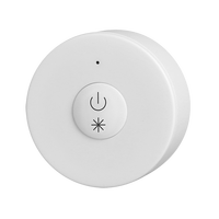 Sunricher SR-2807N Télécommande RF Super Mini Monochrome Boîtier en Plastique 1 Zone Compatible avec Tous les Récepteurs RF Universels