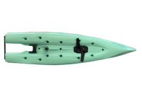 Nouveauté : Bateau à moteur de 4 m (13 pi) - Kayak de pêche avec moteur de traîne, en HDPE, capacité de 250 kg, pour utilisation en mer