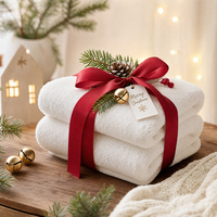 Serviette en coton personnalisée avec impression UV, images personnalisées, douce et absorbante, pour cadeaux de Noël et de Thanksgiving