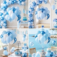 Ensemble de ballons en latex métallisé, ballons ronds de couleurs assorties pour la décoration de fête d'anniversaire, de baby shower, de mariage, cadeau de fête