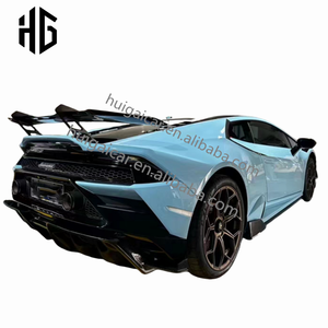 Aileron arrière en fibre de carbone forgé de style N pour Lambor <span class=keywords><strong>Huracan</strong></span> LP610 <span class=keywords><strong>EVO</strong></span> - Product Image 6