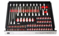 Nouvelle arrivée 298 PIÈCES de chariot Professionnel Avec Garagiste 7 tiroirs pleins avec outils