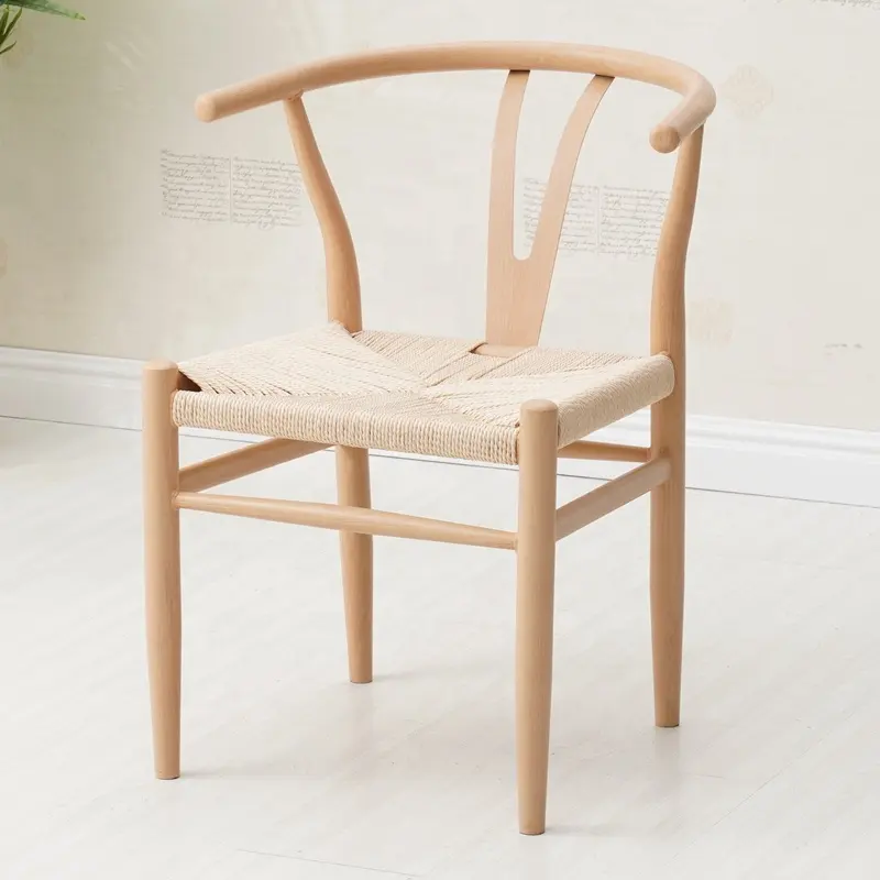 Eschenholz Hans Wegner Dänische profession elle Fabrik Y-Stuhl Massivholz Esszimmers tühle Wishbone Stuhl