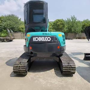 Excavatrice sur chenilles Kobelco SK40, bleue, hydraulique, pour travaux de construction - Product Image 6