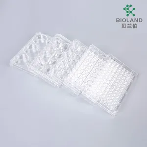 Factory Direct Wholesale Plastic Transparent Cell-culture Plate 6well 12well 24well 48well 96well Tissue Petri Dish