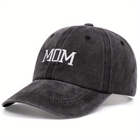 Casquette Lavée avec Logo Personnalisé 6 Panneaux Casquette de Baseball Brodée Structurée Distressed Vintage Casquette de Sport