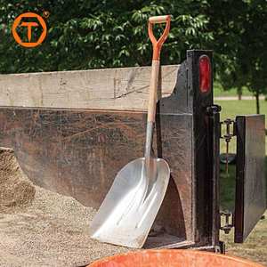 Büyük kapasiteli araba kar sökücü aracı alüminyum transferi kürek Metal kar küreği D kolu ile araba kamyonlar için - Product Image 4