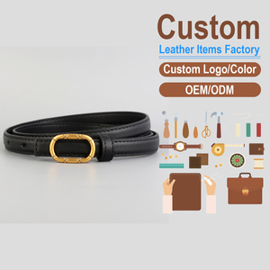 Cinturón de Cuero de Primera Calidad para Mujer, Elegante Cinturón Vintage con Hebilla de Bambú Dorada para Vestidos y Trajes - Product Image 2