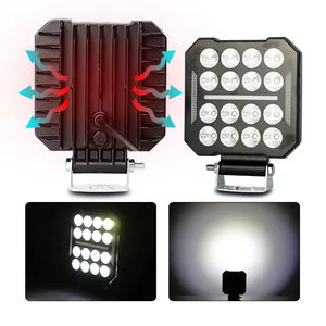 Lampu Motor LED IP67 Pabrik Dengan Tegangan 12 hingga 80 <span class=keywords><strong>Volt</strong></span> Liuhjg Lampu Kerja LED Berkualitas Tinggi Putih Kuning Lampu Mengemudi - Product Image 4