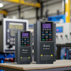 Convertidor de Frecuencia VFD Serie CP2000 Trifásico 230v 7.5kw 2.2kw 1.5kw 0.75kw 11kw 15kw 5.5kw 10kw VFD2000CP43A-00 Frequ VFD2000CP - Product Image 1