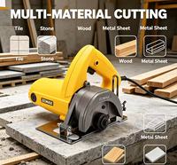 Coupe-marbre électrique ZCMAX 110MM, haute puissance, portable, pour couper la pierre, les carreaux, le bois, le béton, la brique