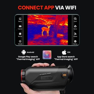 <b>Thermal</b> Monocular 256x192 50Hz <b>Thermal</b> Imaging Monoscope Camera 10mm Focal Lens <b>Vision</b> Goggles for Night Hunting Camping - Product Image 5