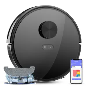 X8 रोबोट वैक्यूम क्लीनर मॉप स्वचालित 360 डिग्री लेजर स्कैनिंग ऐप वाईफ़ाई नियंत्रण होम क्लीनर रोबोट वैक्यूम