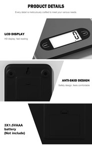 Veidt Weighing Accuracy Digital 5kg Kitchen <b>Scale</b> Multifunction Food Measuring Electronic K85 High Measures up to 1g I - Product Image 6