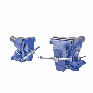 Manufacturer Directly Sales Multi-Functional Bench Vice With Anvil And 360 Degree Rotating Anvil