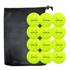 NEOB Usapa Standard X-40 Holes Pickleball Ball Neon Green Outdoor Professional Oem 40 Hole Injection Ball Pickleball Ball