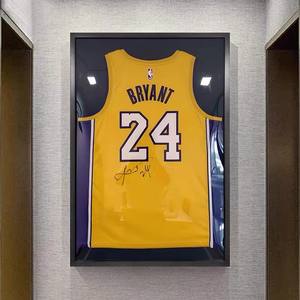Cadre photo en verre encadré mural <span class=keywords><strong>NBA</strong></span> Football Basketball CBA Jersey Collection Affichage Bois massif UV Imprimé Écologique - Product Image 6