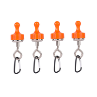 Crochet magnétique de camping, forte aspiration, séparable, multifonctionnel, pour tente de camping, auvent, mousqueton, aimant, cintre, accessoires de camping