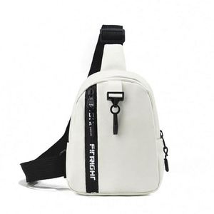 Sac de poitrine classique en cuir PU, design tendance, sac bandoulière décontracté pour femme, sac banane - Product Image 4