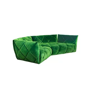 Đồ Nội Thất Phòng Khách Thiết Kế Tối Giản Kiểu Ý Bán Chạy Ghế Sofa Vải Ghép Lắp Tự Do