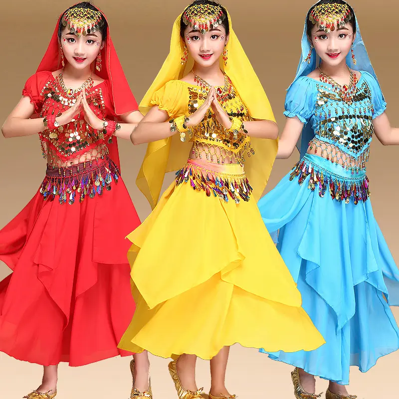 children's Indian belly dance performance clothing kindergarten performance suit belly