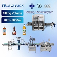 Ligne de production d'emballage entièrement automatique pour le remplissage de bouteilles d'eau minérale et d'eau pure de 100 ml à 1000 ml avec bouchons à vis et étiquettes
