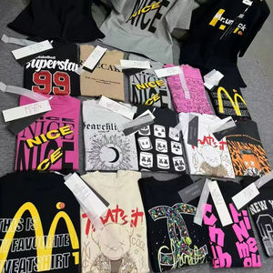 2025 распродажа, оптовая продажа с фабрики, Повседневная хлопковая одежда-мужские женские футболки, модная Смешанная упаковка, Случайная Доставка - Product Image 1
