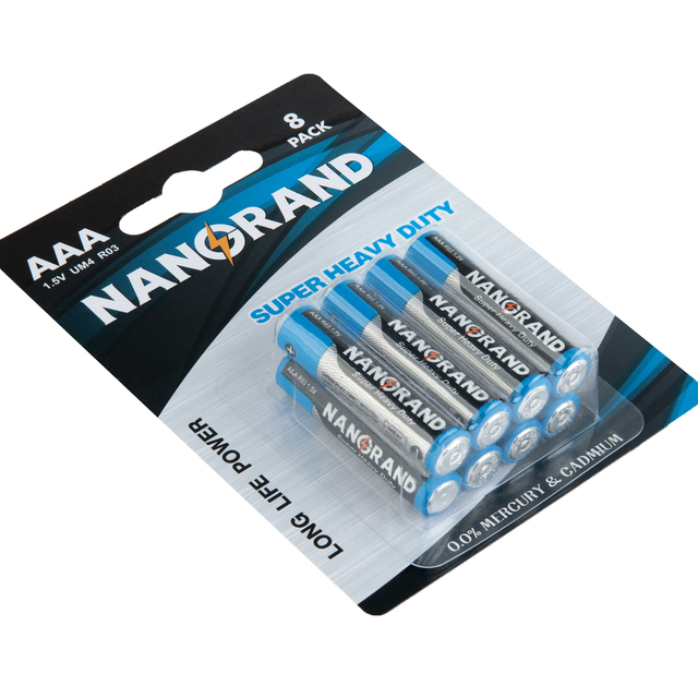 Best Price Non Rechargeable R03 Size Um4 Zinc Carbon AAA 1.5 v Battery for Toys