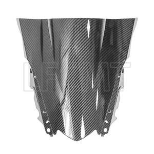 Carbon fiber pattern Motorcycle Windshield Windscreen Double Bubble Fit for Yamaha YZF R25 2014 2015 2016 2017 2018 YZF-R3 2015