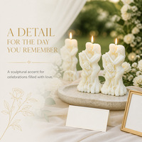 Embrace Sculpturale Geurende Wax 3D Liefdesbeeld Kaars Romantische Huwelijksverjaardag Valentijnsdag Huisdecoratie Decoratief Cadeau Kaars