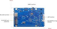 Nouveau Orange Pi 3B 8GB 4GB 2GB RAM Rockchip RK3566 WiFi5+BT 5.0 Port LAN Gigabit SBC Exécute Android Linux OpenHarmony OS Mini PC