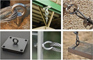 Wholesale DIN580 582 Galvanized Metal Roof <strong>Rack</strong> Platform Stainless Steel Eye <strong>Bolt</strong> With Ring M2 M4 M6 M8 M14 M24 - Product Image 4