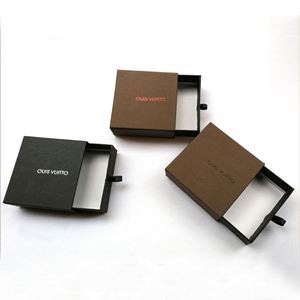 Customizable Coated Paper <b>Cardboard</b> Drawer <b>Box</b> with Embossing & Matt Lamination for Socks and Underwear <b>Storage</b> Folders - Product Image 2