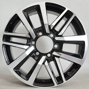 Nouvelle jante en alliage coulé 17x7.5J 6x139.7 20mm ET pour voiture <span class=keywords><strong>de</strong></span> tourisme, noire - Product Image 2