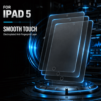 Protection d'écran pour tablette et ordinateur portable en verre trempé HD clair 2.5D 9H anti-rayures anti-chocs haute définition, compatible avec iPad