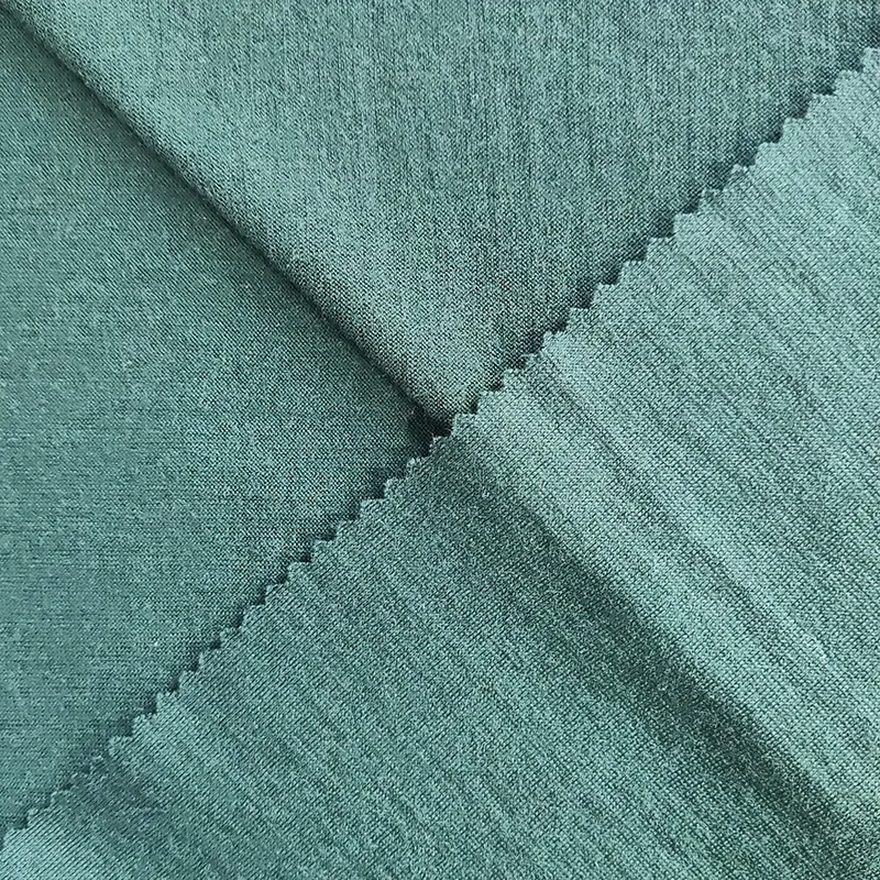 Tricot de tissu de laine mérinos Jersey 100% de haute qualité pour vêtements à capuche