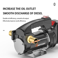 Pompe à huile électrique haute pression Cavitt avec 5 batteries au lithium, pompe à diesel auto-amorçante pour applications de machine-outil