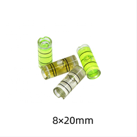 Vente directe usine, prix bas : Niveau à bulle cylindrique 8x35 mm, tube en PMMA acrylique, liquide jaune-vert