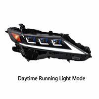 Ensemble de phares modifiés pour Toyota Camry 2018-2023, mise à niveau haute performance avec lentille laser et feux de jour à LED