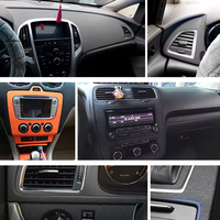 Vinilo Decorativo para Autos, PVC Negro Brillante con Diamantes, Autoadhesivo, Alta Elasticidad, Cambia de Color, para Autos y Motocicletas