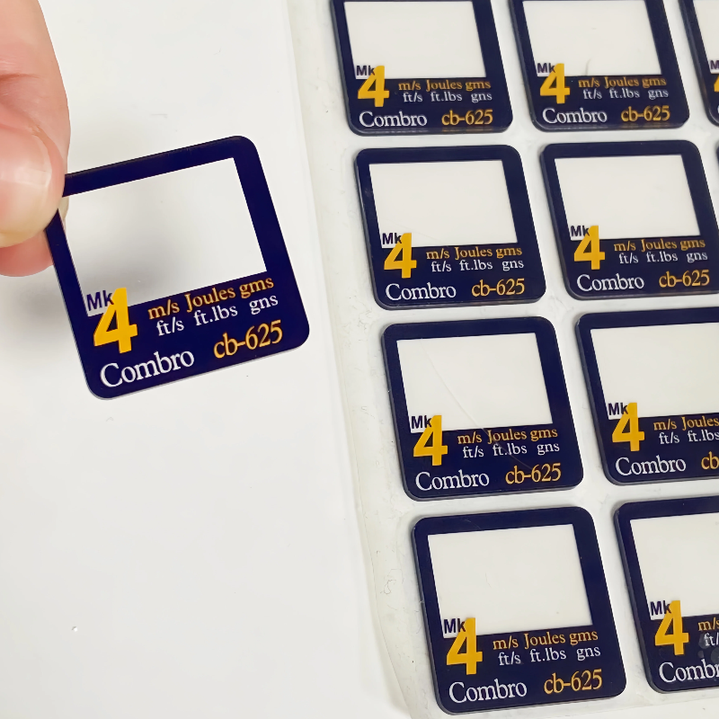 Acrylic Label with Window