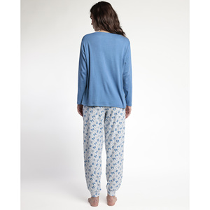 Admas coquette mujer Pijama Manga larga ODM Áo ngủ con Cierre elástico respirable Y cómodo estilo Anime in Para verano E - Product Image 3